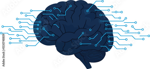 Human Brain Neural Network Exploring the Connections of Cognitive Processes