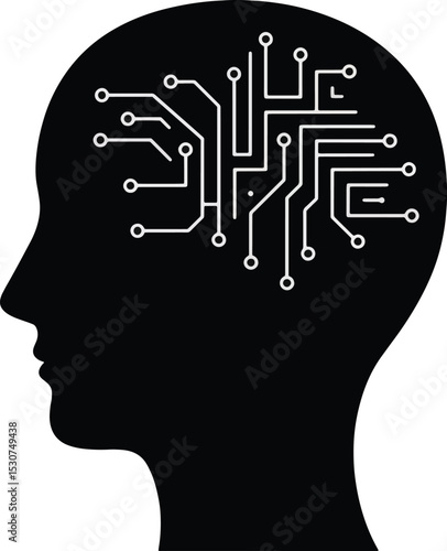 Artificial Intelligence Human Brain and Circuitry Integration