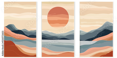 Abstract blue and white wavy design