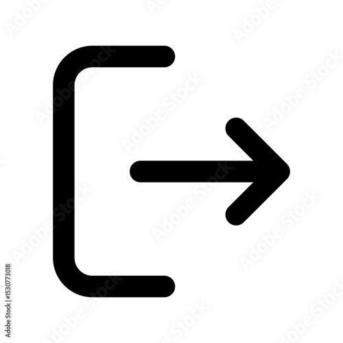 logout line icon
