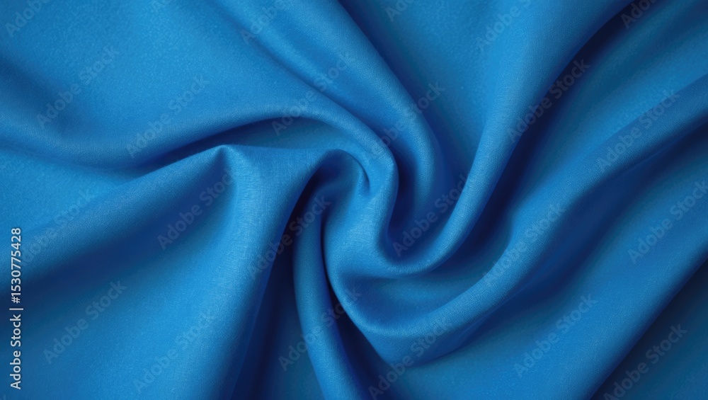 Fototapeta premium Blue textured fabric background featuring a grunge pattern.