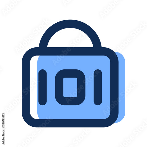 encrypt filled line icon