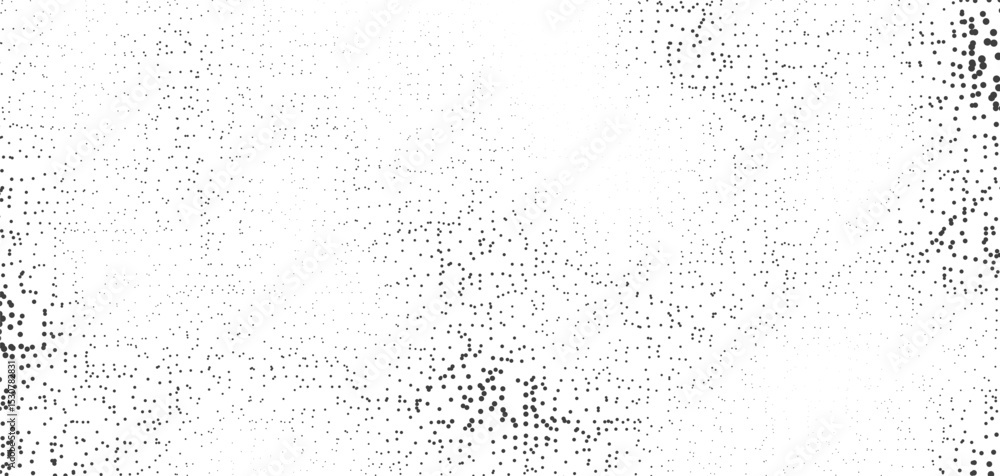 Obraz premium Abstract halftone dot pattern with soft gradient transitions in black and white ideal for minimal modern designs digital effects or pop art inspired compositions