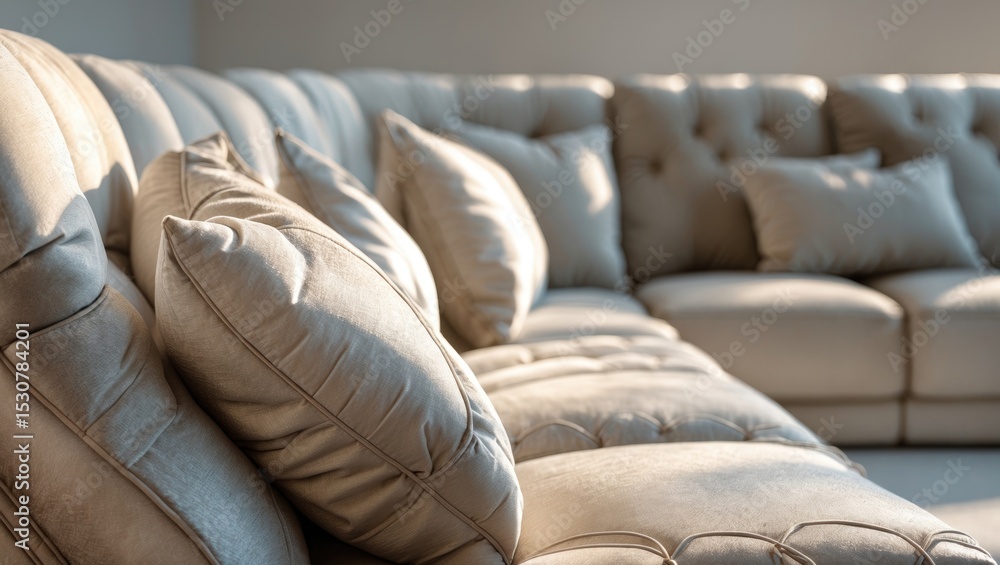 Obraz premium Detailed shot of sofa