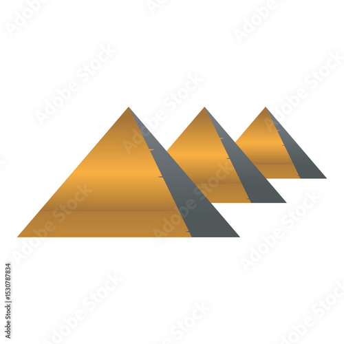 pyramids of giza vector