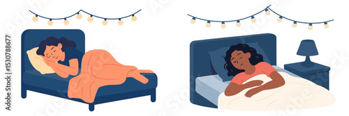 Restful moments captured during a peaceful night in cozy bedrooms with soft lighting and relaxing ambiance