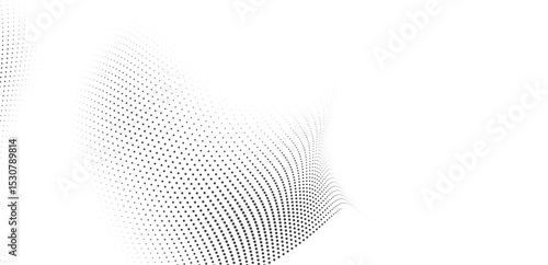 Circular halftone pattern with dynamic swirl spacing and soft gradient ideal for abstract design digital vector overlays or motion graphic compositions
