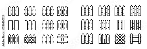 Different types of fence designs and patterns suitable for various outdoor settings and landscapes