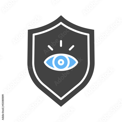 Eye icon vector image. Suitable for mobile apps, web apps and print media.