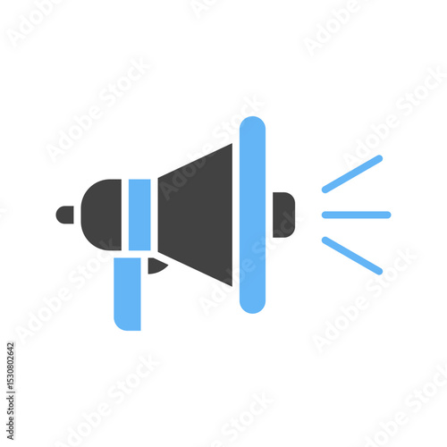 Announcement icon vector image. Suitable for mobile apps, web apps and print media.