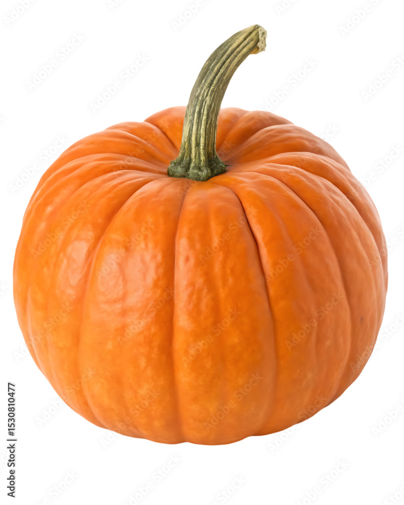 Obraz premium Orange Pumpkin with Stem
