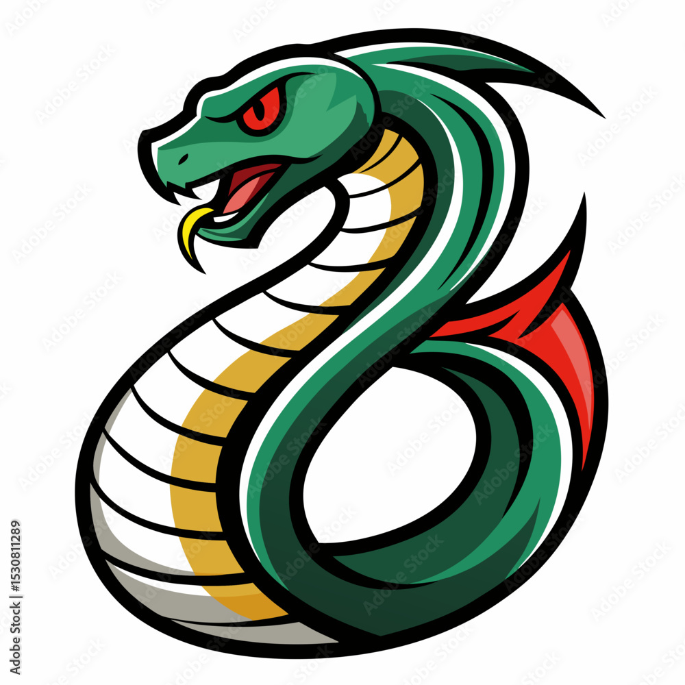 Fototapeta premium snake in a tattoo