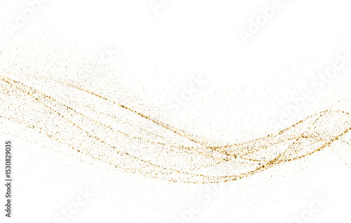 Abstract shiny color gold wave design element. Merry Christmas and Happy New Year Background. BG for invitation and greeting card