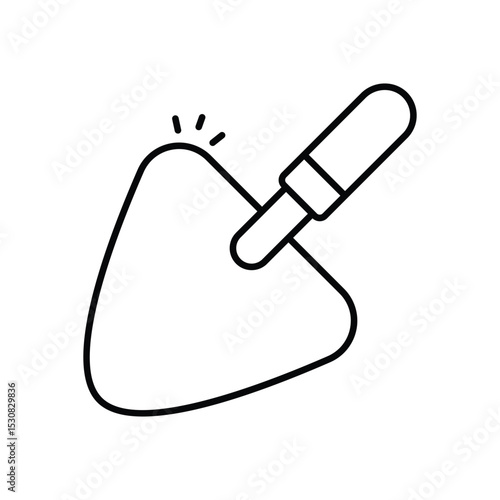 Trowel Vector icon