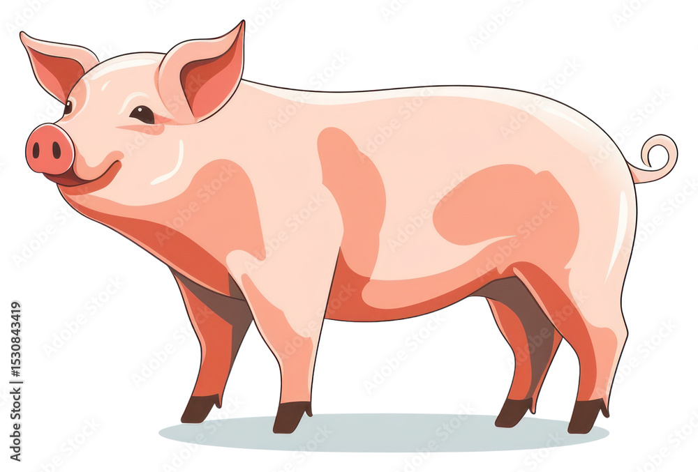 Fototapeta premium PNG Mammal animal boar pig.