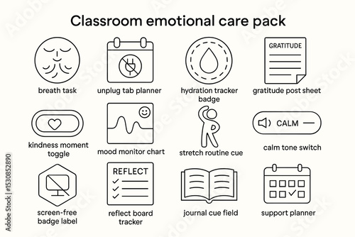 Classroom emotional care pack: tools for emotional well-being and mindfulness