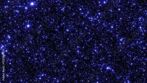 Принти на полотні blue abstract space background