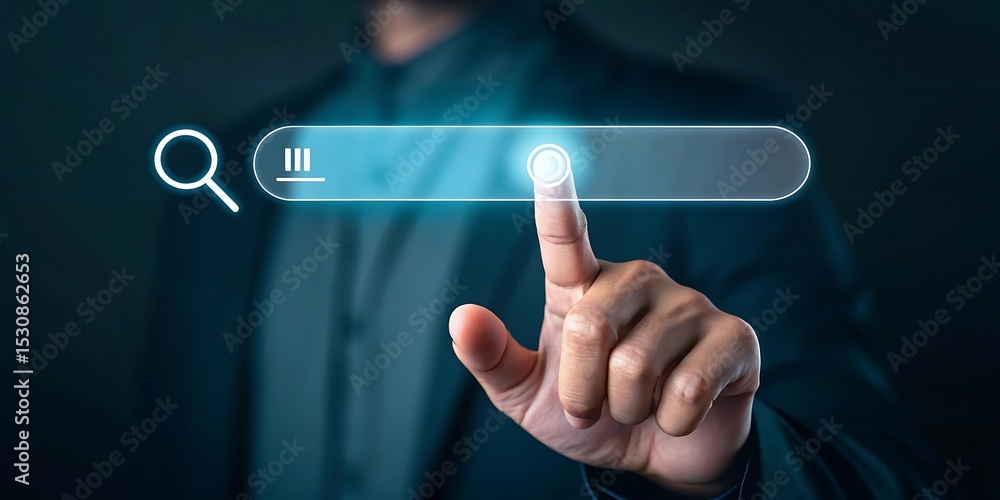 Search bar concept online search engine optimization technology Search bar concept online search engine optimization technology