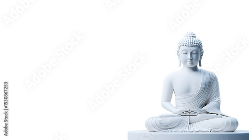 buddha statue on transparent background PNG