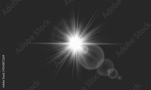Glow isolated white transparent light effect, sun light with lens flare effect. Sun flush, Overlays, light, Sun, sunrays, transitions, lens flare, light leaks and glare in PNG format. PNG sunlight	