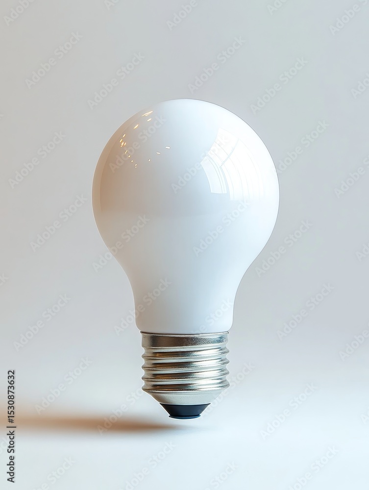 LED Light Bulb on a Pure White Background - Professional Product Photo for E-commerce Platform LED Light Bulb on a Pure White Background - Professional Product Photo for E-commerce Platform