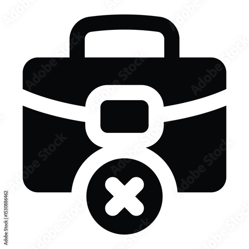 Simple Fired glyph icon. The icon can be used for websites, print templates, presentation templates, illustrations, etc	

