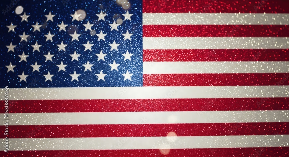 Fototapeta premium American Flag Symbol of Freedom and Patriotism