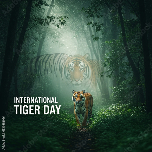Majestic Tiger in Misty For...