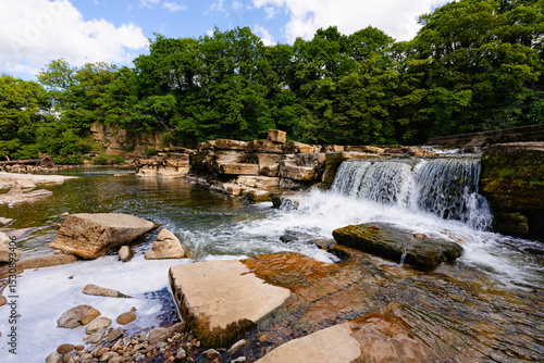 Richmond Falls on the River Swale in North Yorkshire.