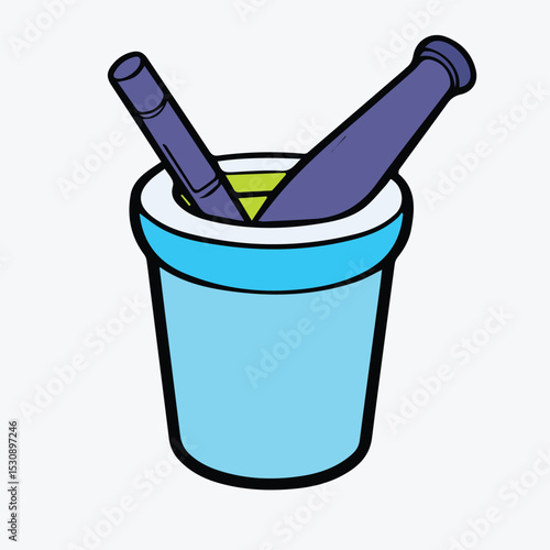 mortar and pestle vector