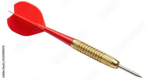 Quadro su tela Isolated Dart with Red Flight