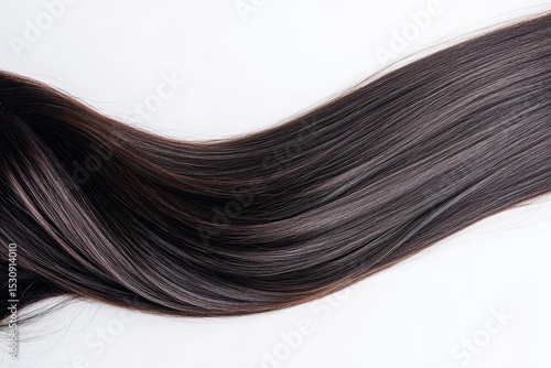 Wallpaper Mural Straight Hair Bundle. Before and After Hair Extension Treatment for Women. Beauty Concept with Increased Length and Volume Torontodigital.ca
