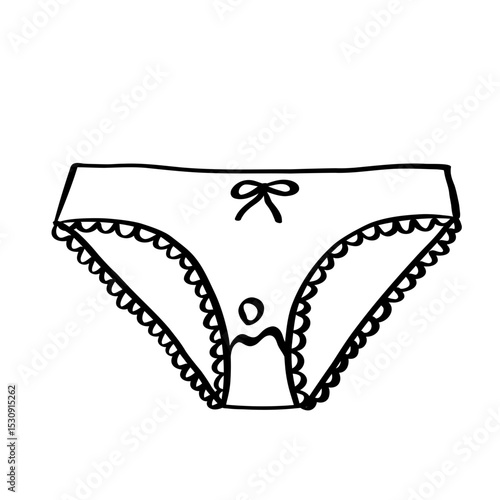 culotte avec de la dentelle tache de sang en line
