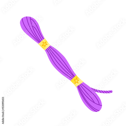 fil à broder violet