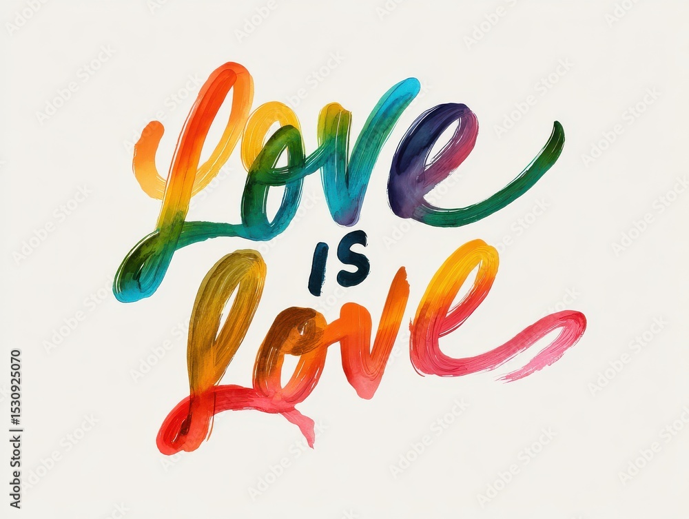 Obraz premium love is love