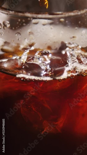 Summer cold drink - iced coffee