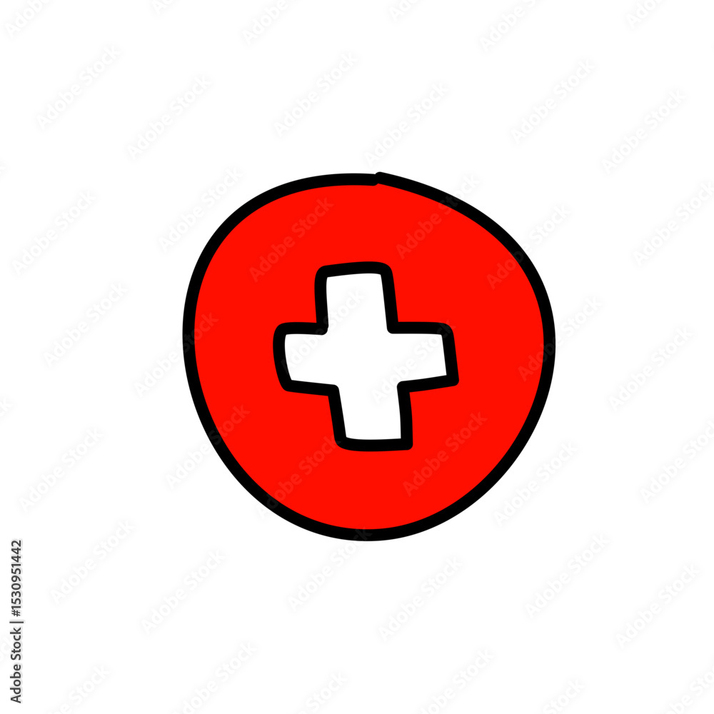 Fototapeta premium Medical logo custom icon