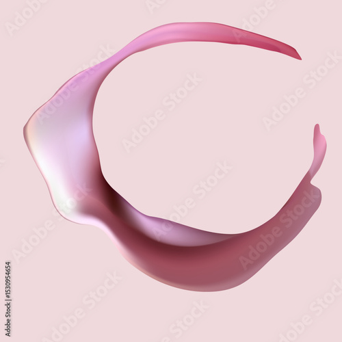 pink silk abstract background with soft folds