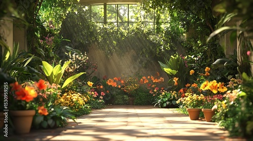 Colorful tulips in pairs, showcasing a variety of hues and elegant leaves.