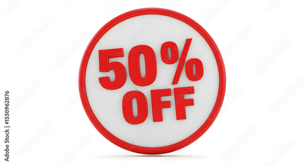 Promotional Sign – 50% Off Promotional Sign – 50% Off