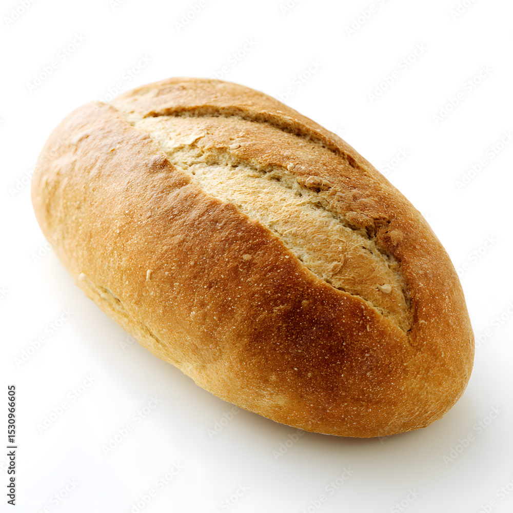 A long, brown loaf of bread A long, brown loaf of bread