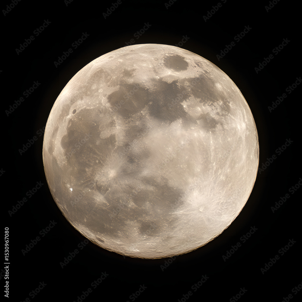 Obraz premium A large moon in the sky