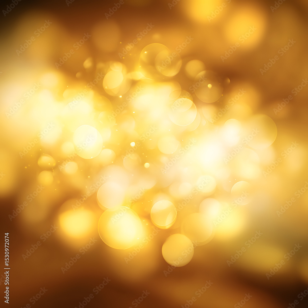 Obraz premium A blurry yellow background with many small circles