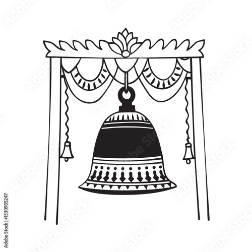 line art of indian idol immersion