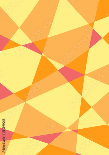 Fondo vertical de formas rectas naranja, amarillo y rojo