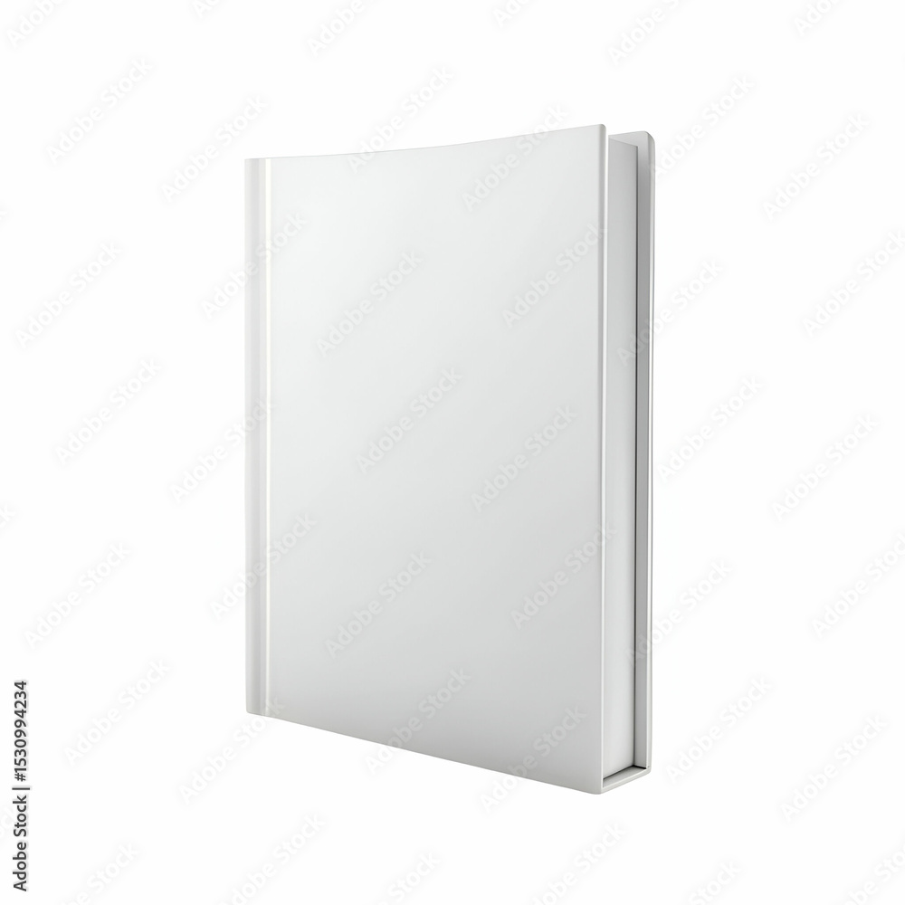 Blank White Book Mockup Isolated White Background image Blank White Book Mockup Isolated White Background image