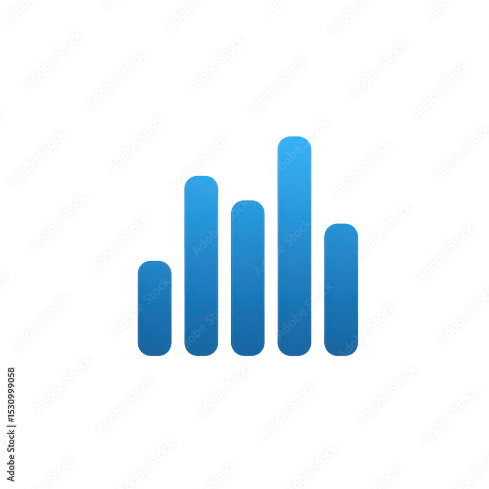 Abstract Representation of Blue Bar Graph Design for Data Visualization and Statistical Analysis in a Modern Style Transparent background or png Abstract Representation of Blue Bar Graph Design for Data Visualization and Statistical Analysis in a Modern Style Transparent background or png