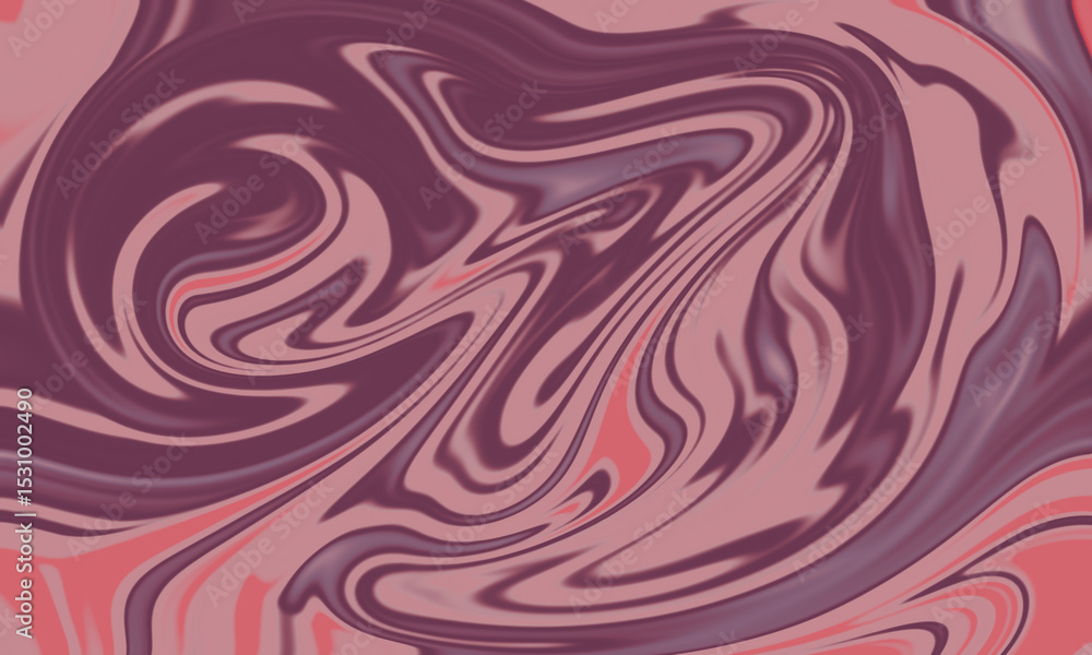 Fototapeta premium Dark Pink Marble Swirl Abstract Liquid Art Background