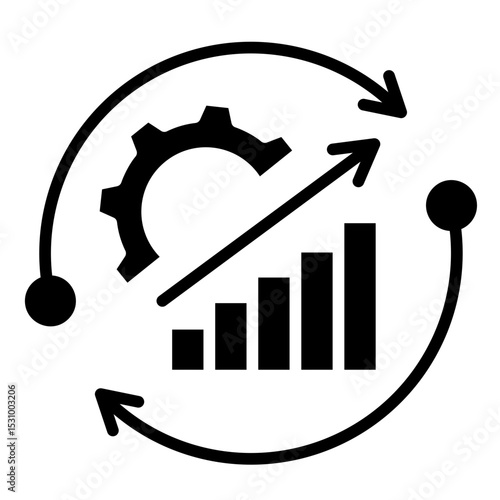 Continuous Improvement  Icon	