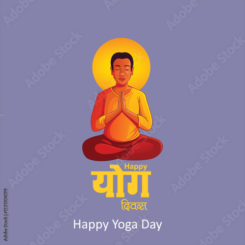 international yoga day concept yoga poses, with the words International Yoga Day written in large letters India yoga day or International yoga day background, 21 June
